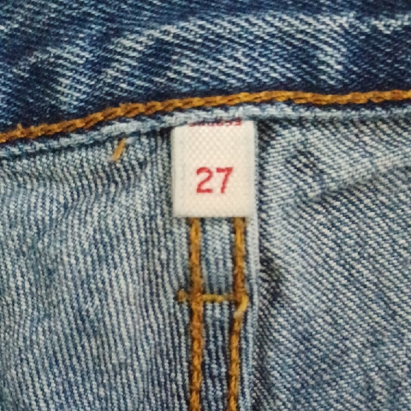 Levi's 501 Button-fly Strsight Leg Jeans - Picture 12 of 13